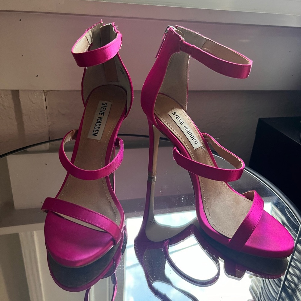 Steve Madden Silk Stilettos